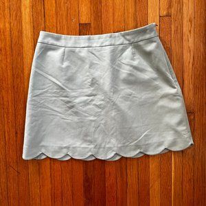 ASOS Tailored A-Line Mini Skirt with Scalloped Hem